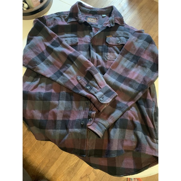 Orvis Mens Xxl Flannel Plaid Button Up Outdoor Work Wear Classic Collection - Picture 2 of 12